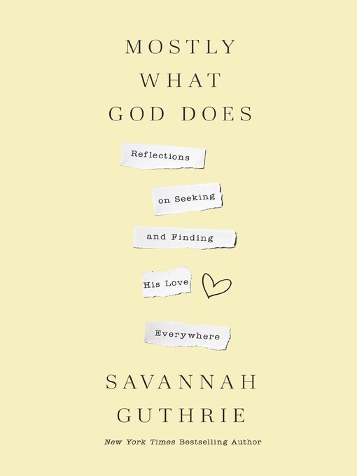 Cover image for Mostly What God Does